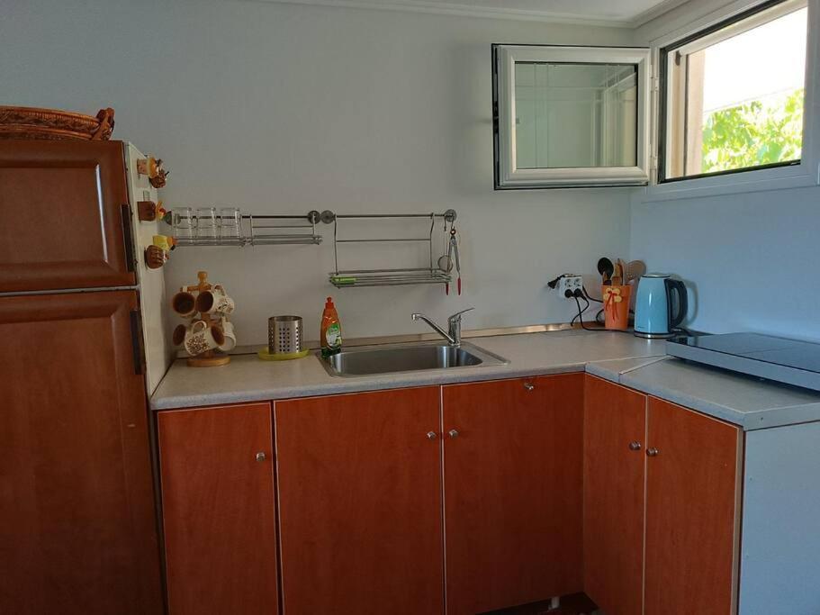Ολόκληρος Όροφος Αγροτική Οικία Apartment เนออส ปีร์กอส ภายนอก รูปภาพ